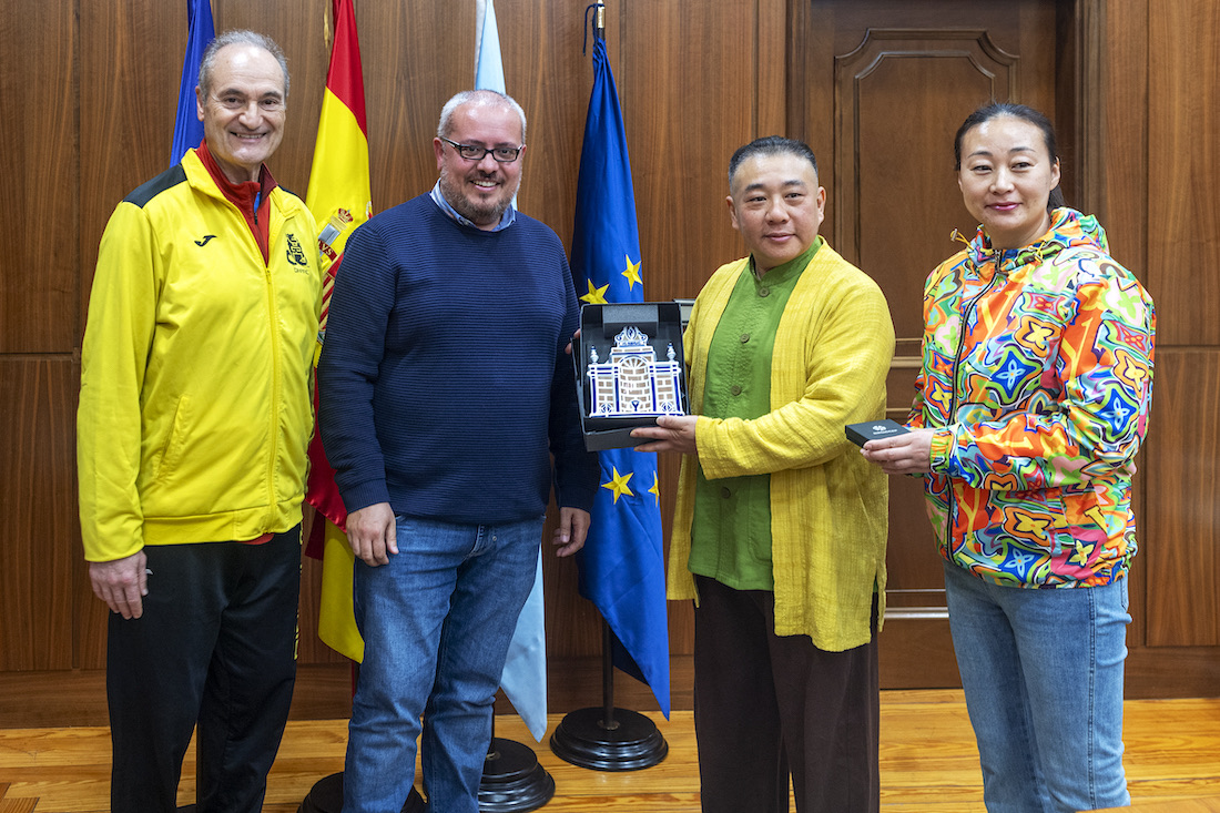 Recepción ao mestre de Tai Chi, Fu Qin Quan -1