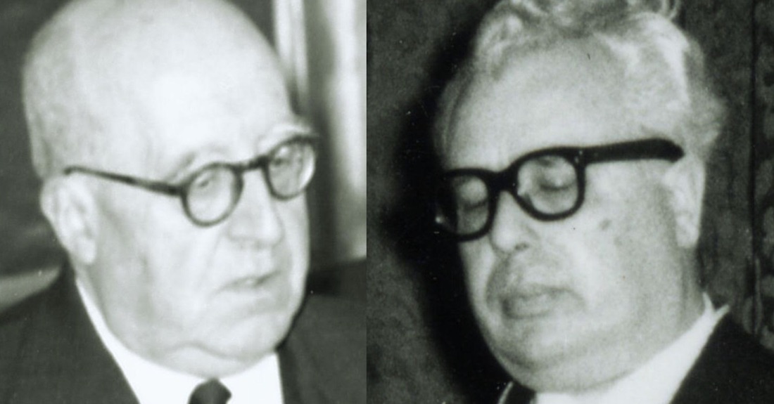 Francisco Fernández del Riego e Ramón Otero Pedrayo