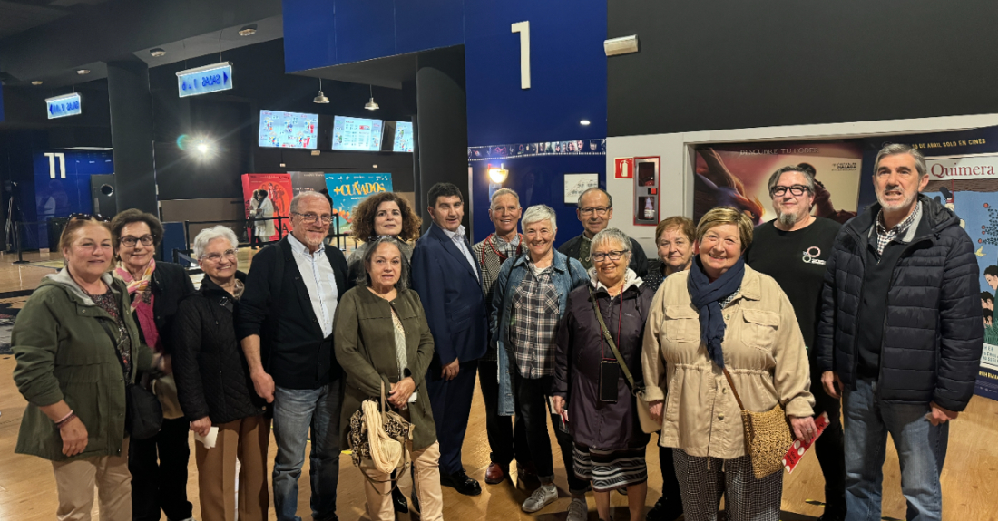 Imaxe do delegado do Goberno en Galicia no cine Os Cantones na Coruña