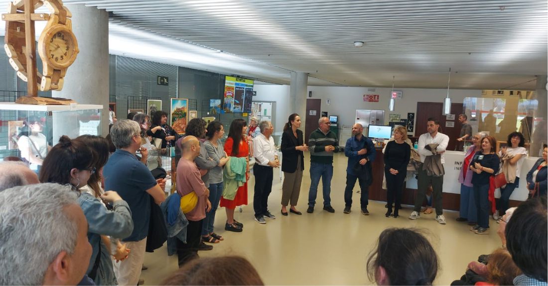 Inuguración da exposición de fin de curso da Escola de Artes e Oficios da Deputación de Ourense