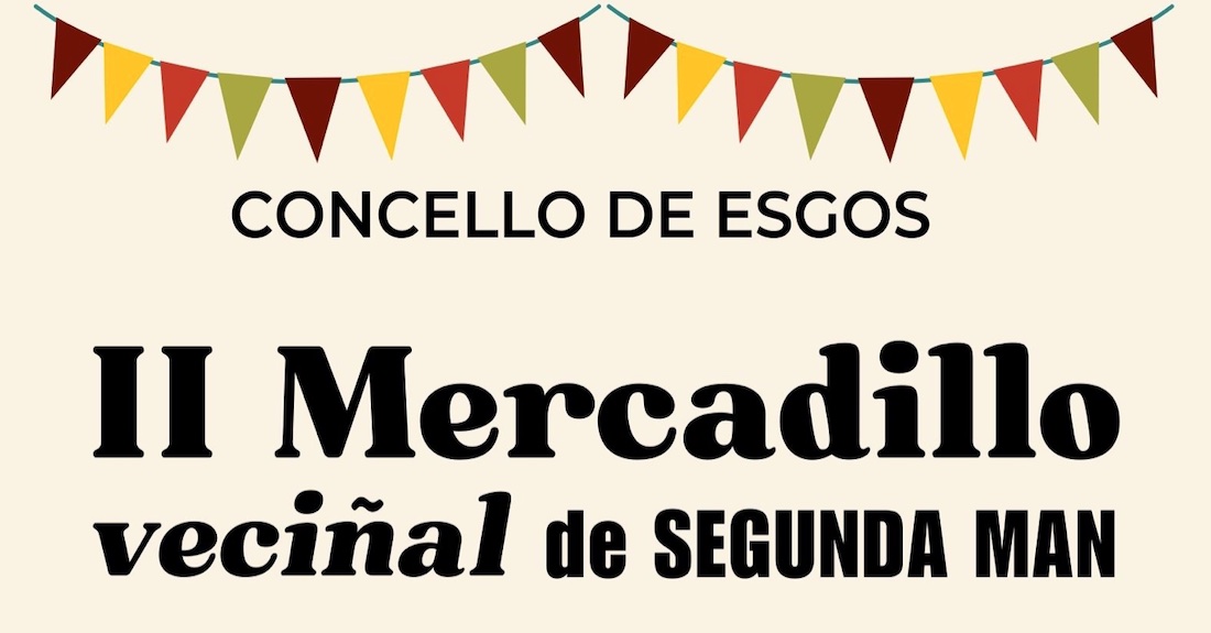 O Concello de Esgos organiza a segunda edición do Mercadillo Benéfico