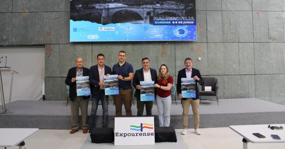 Presentación doCampionato de España Absoluto de Halterofilia e o Campionato Nacional por Federacións