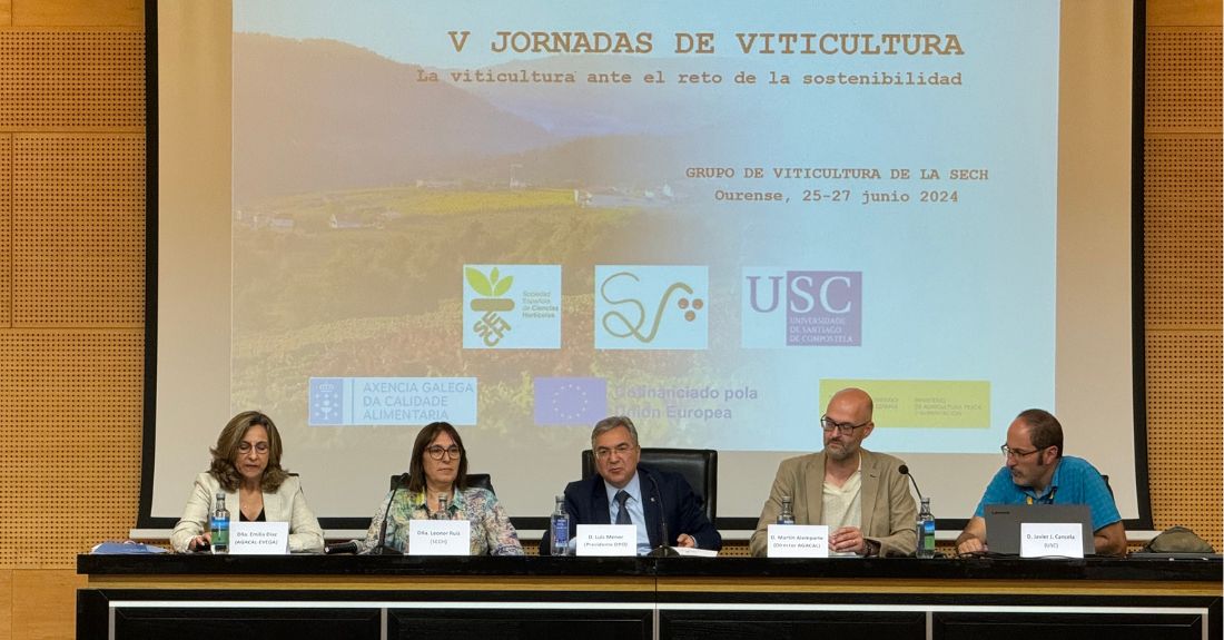 V Xornadas do Grupo de traballo de Viticultura da Sociedade Española de Ciencias Hortícolas (SECH)