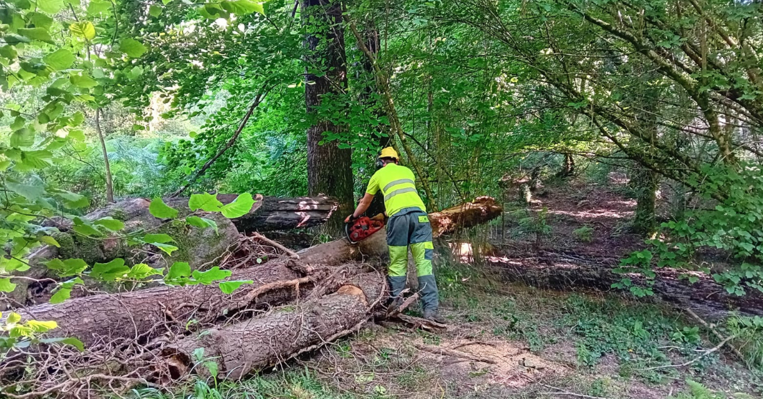 A CHMS traballa na conservación dos leitos dos ríos da provincia de Ourense