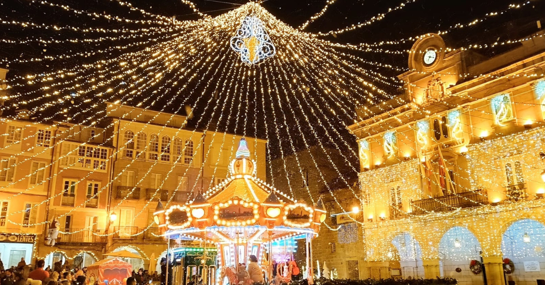 Alumeado de Nadal, Ourense, 2023