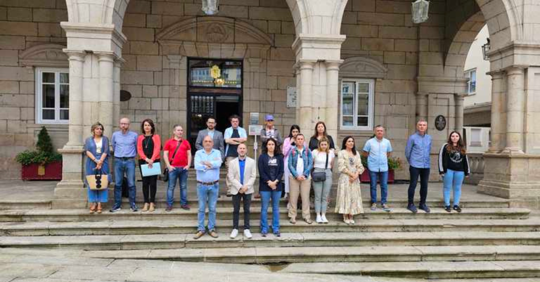 Minuto de silencio no Concello de Ourense contra a violencia machista