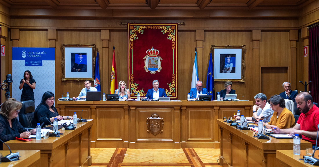 Pleno da Deputación do mes de xullo