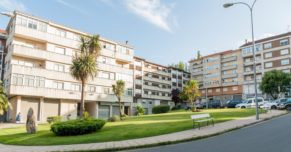 Praza Alfonso Alcaraz, barrio de Vistafermosa, Ourense