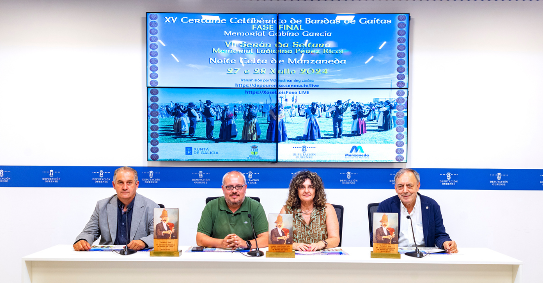 Presentación do XV Certame Celtibérico de Bandas de Gaitas