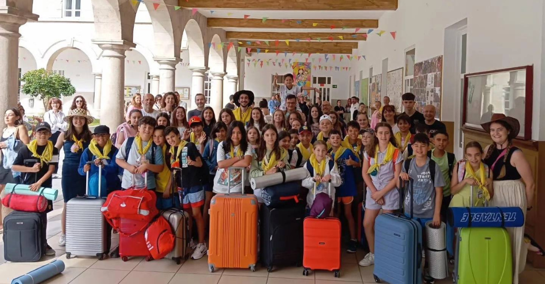 Un cento de rapaces e rapazas participan no Congreso ADS en Cambados