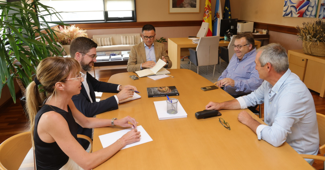 Encontro entre a Xunta e a mancomunidade de municipios da comarca de Ourense