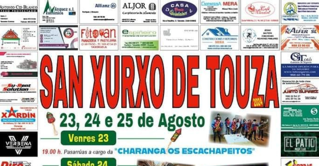 Festas de San Xurxo de Touza, 2024