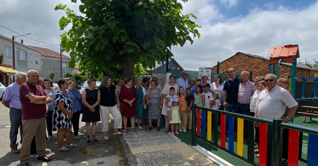 Inauguaración do parque infantil Generosa Gonzlález Andrés.