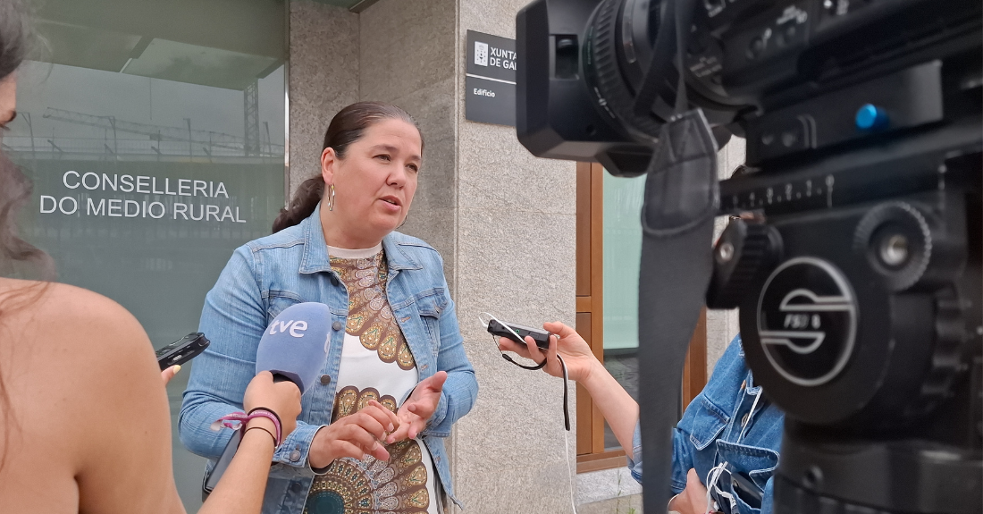 Isabel Vilalba, secretaria xeral do Sindicato Labrego Galego