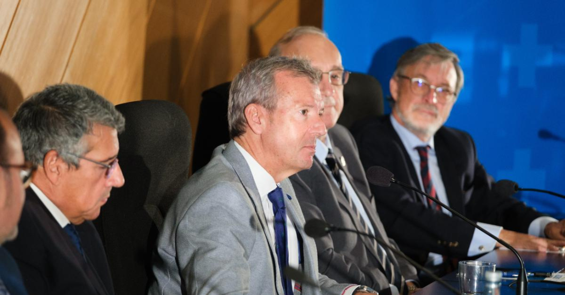 Alfonso Rueda durante a inauguración do I Congreso do Programa Iacobus