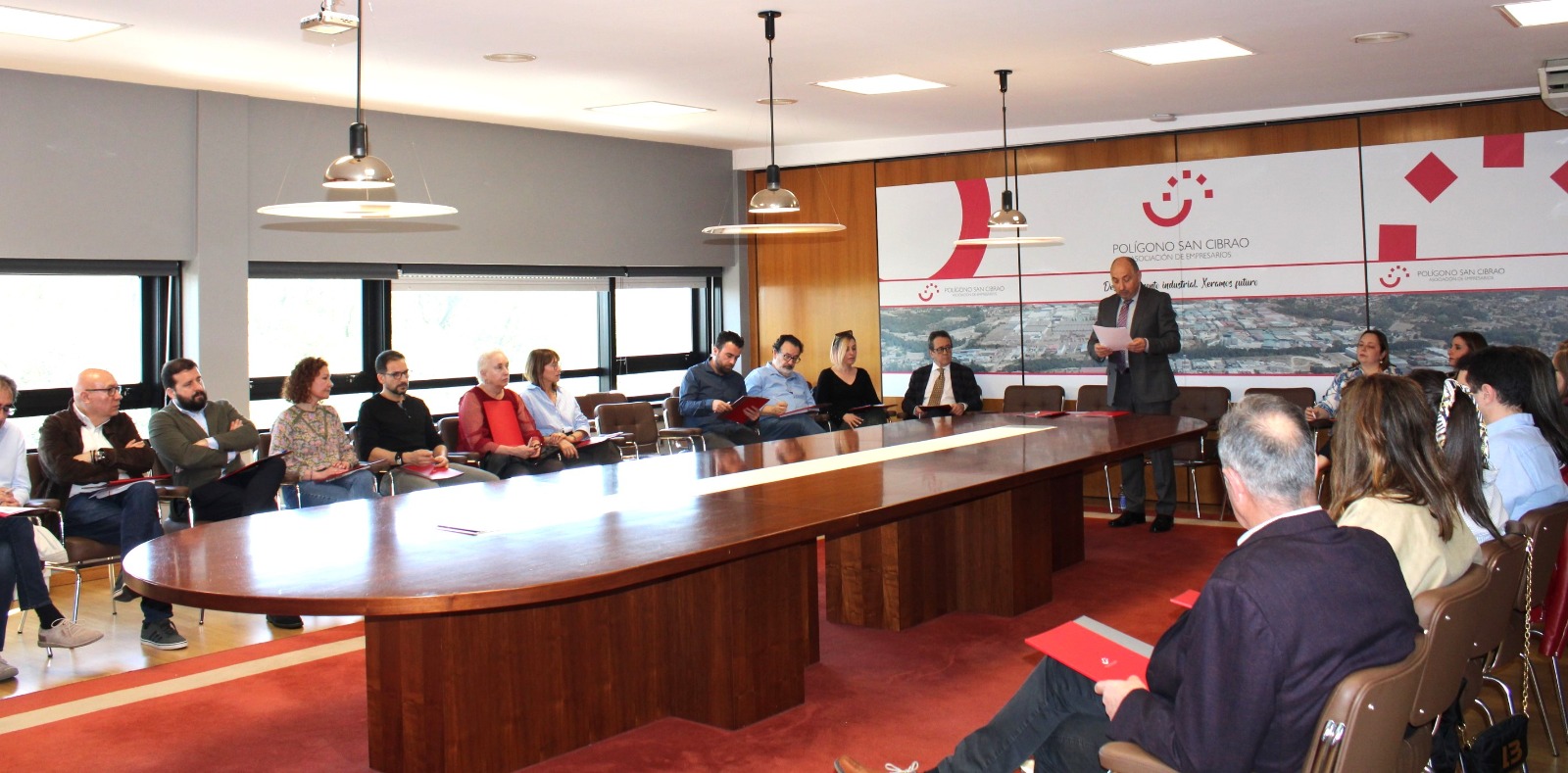 Encontro económico da Asociación de Empresarios Polígono San Cibrao