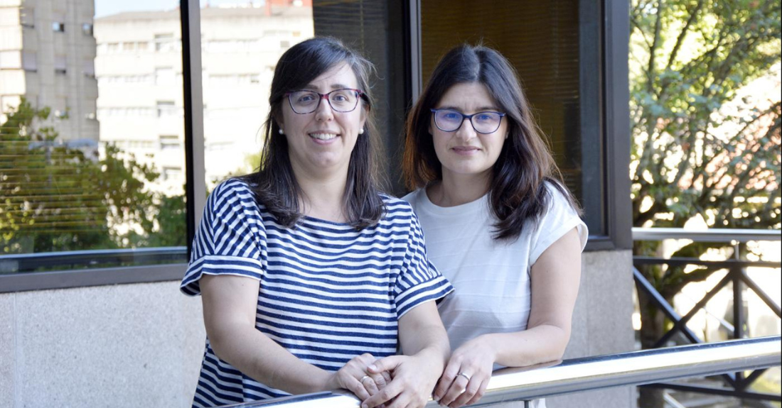 María Figueiredo e Alicia Paz, investigadoras da UVigo no Campus de Ourense