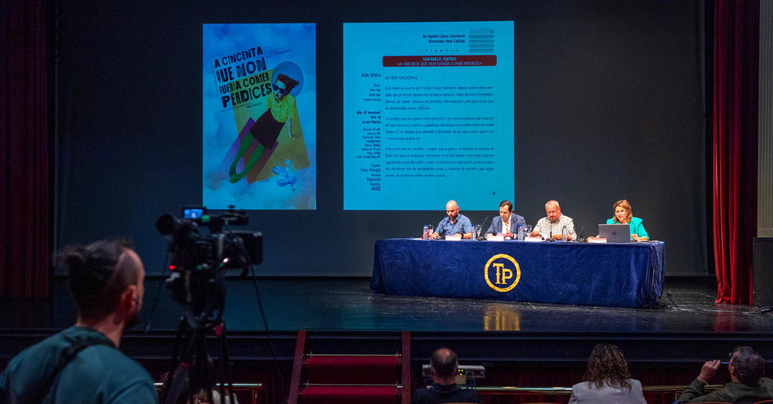 Presentación do programa do teatro Principal de Ourense para o segundo semestre de 2024