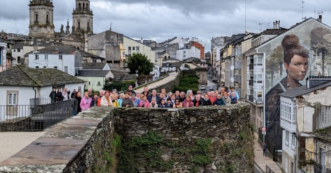 A veciñanza de Allariz nunha viita á cidade de Lugo