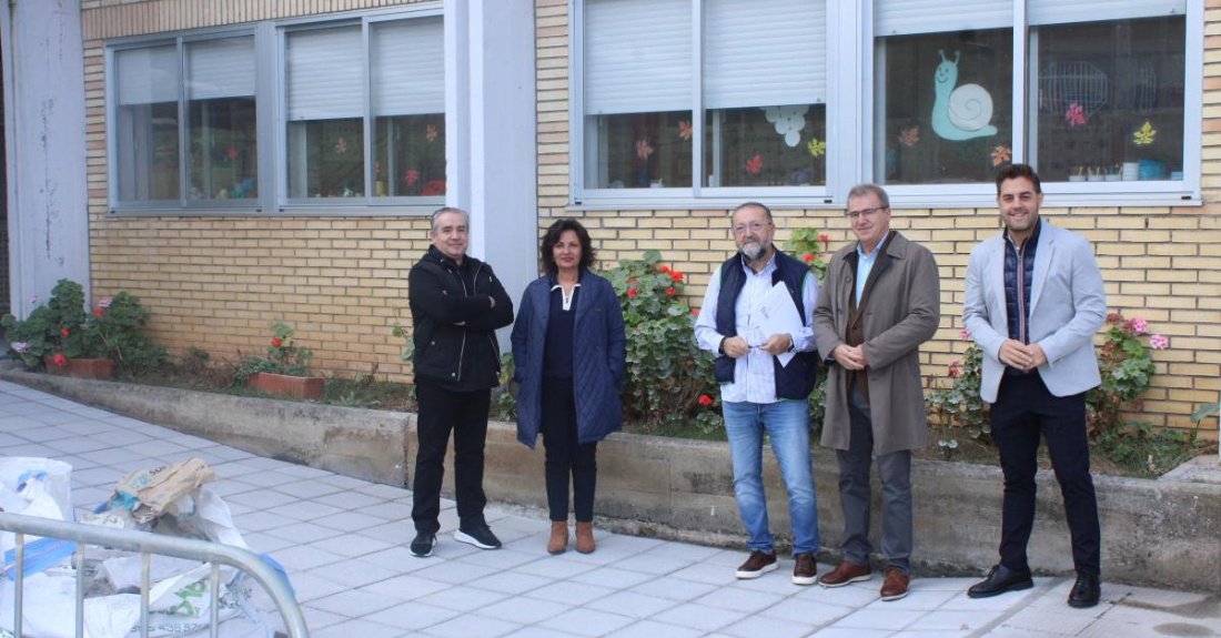 Manuel Pardo vissita o CEIP Joaquina Gallego Jorreto