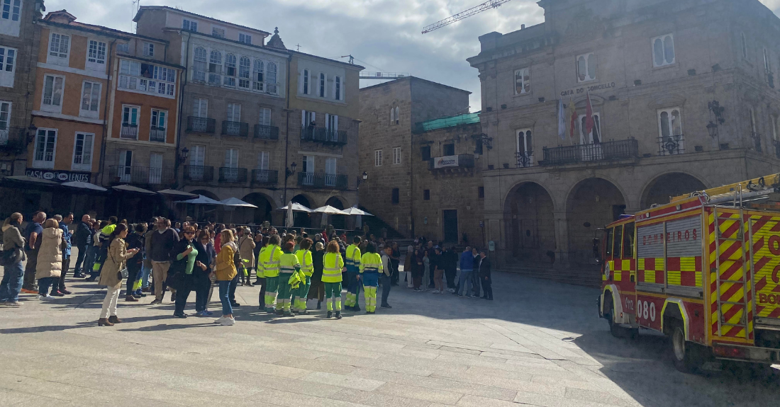 Mobilizacións dos traballadores municipais do Concello de Ourense