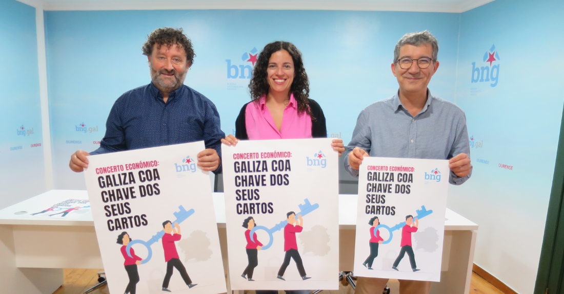 O BNG presenta en Ourense a campaña “Galiza coa chave dos seus cartos”