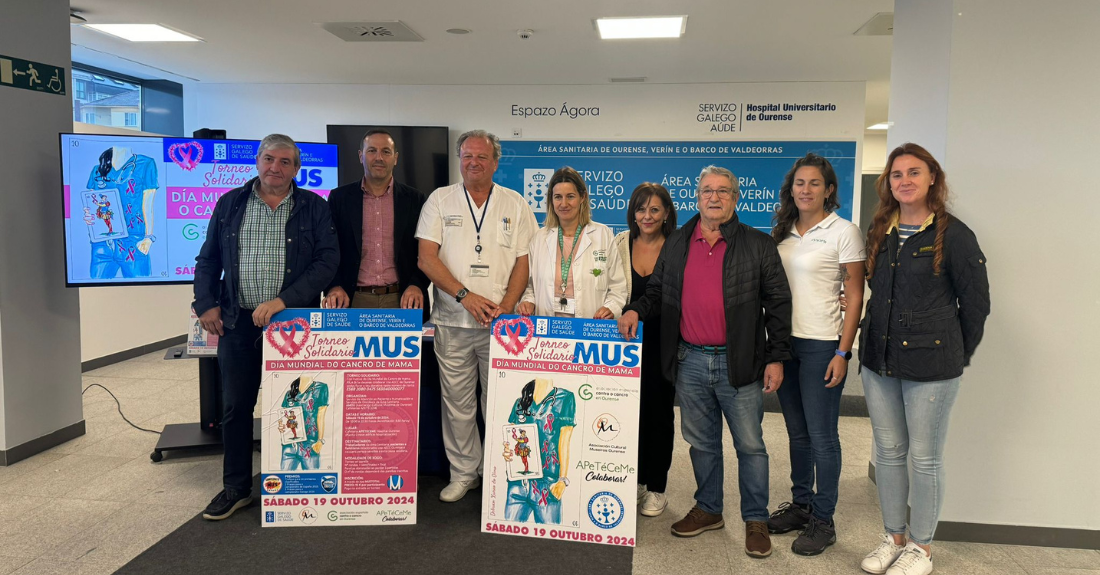 Presentación do Torneo Solidario de Mus da AECC Ourense