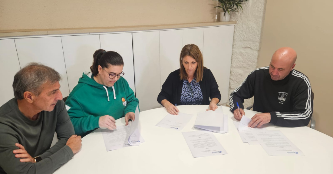 Renovación do Convenio para o mantenmento do programa das Escolas Deportivas Municipais de Allariz