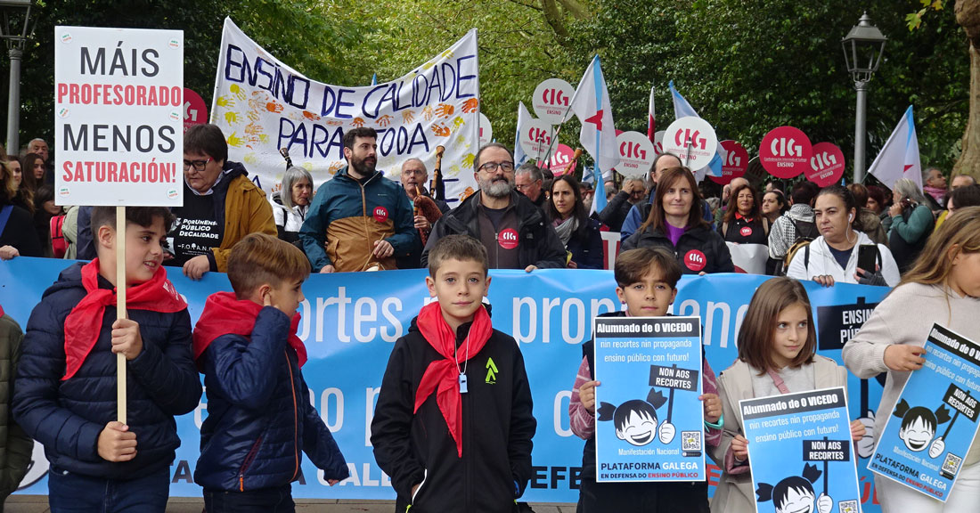 manifestación-ensino-público-Galicia