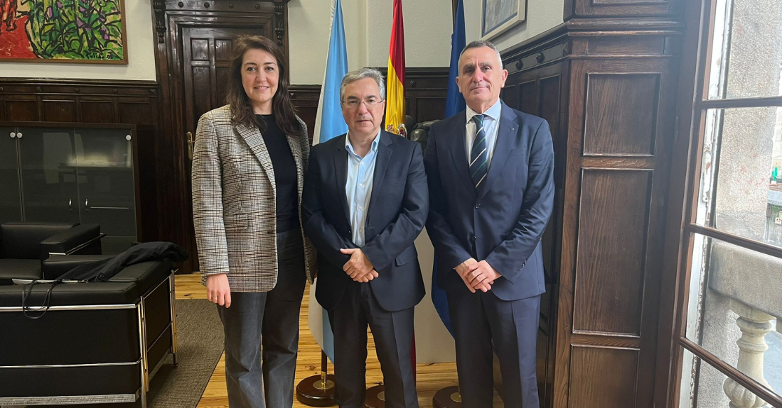 Ana Martínez, Luis Menor e Francisco González