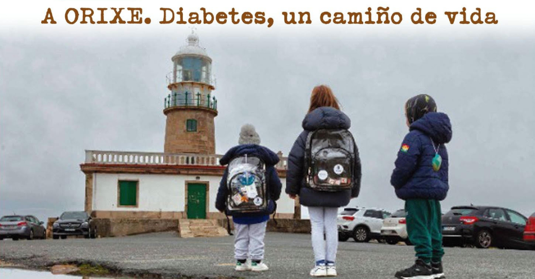 Cartel da mostra 'A Orixe. Diabetes, un camiño de vida'