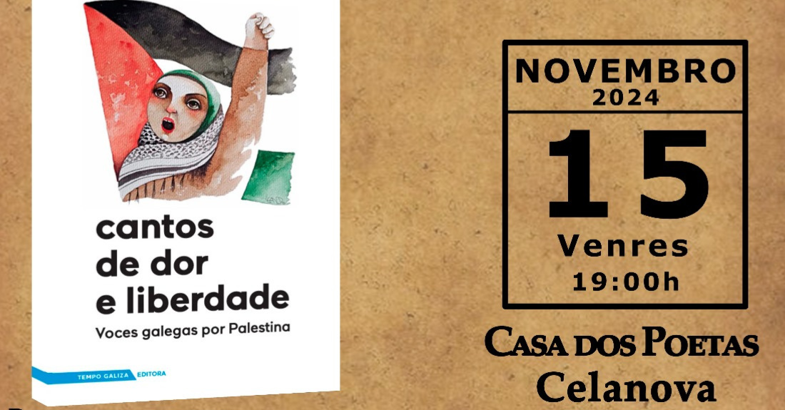 Presentación de 'Cantos de dor e liberdade. Voces galegas por Palestina'