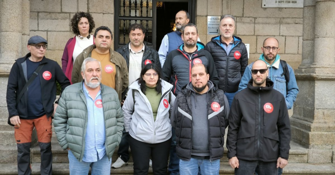 Representantes de la CIG en Ourense