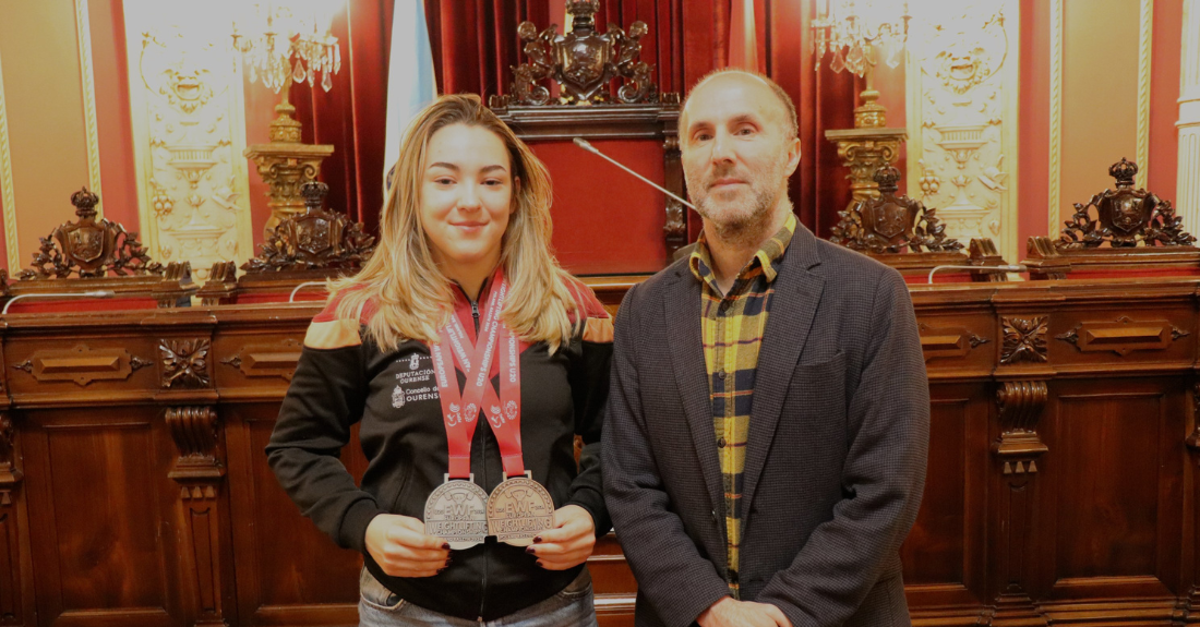 Uxía Romero e Gonzalo Pérez Jácome