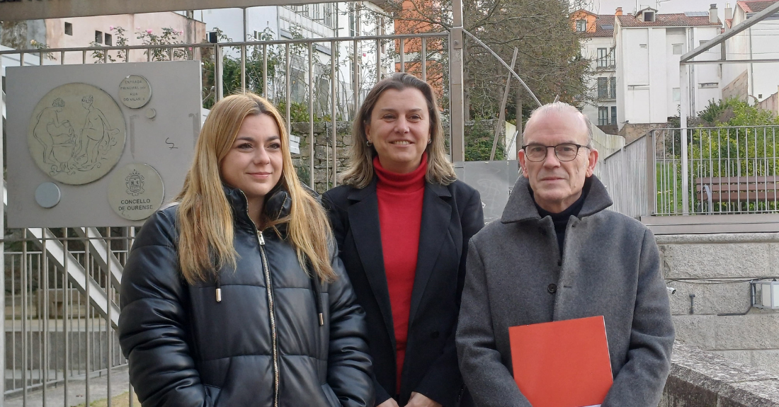 Alba Iglesias, Natalia González y José Ángel Vázquez Barquero