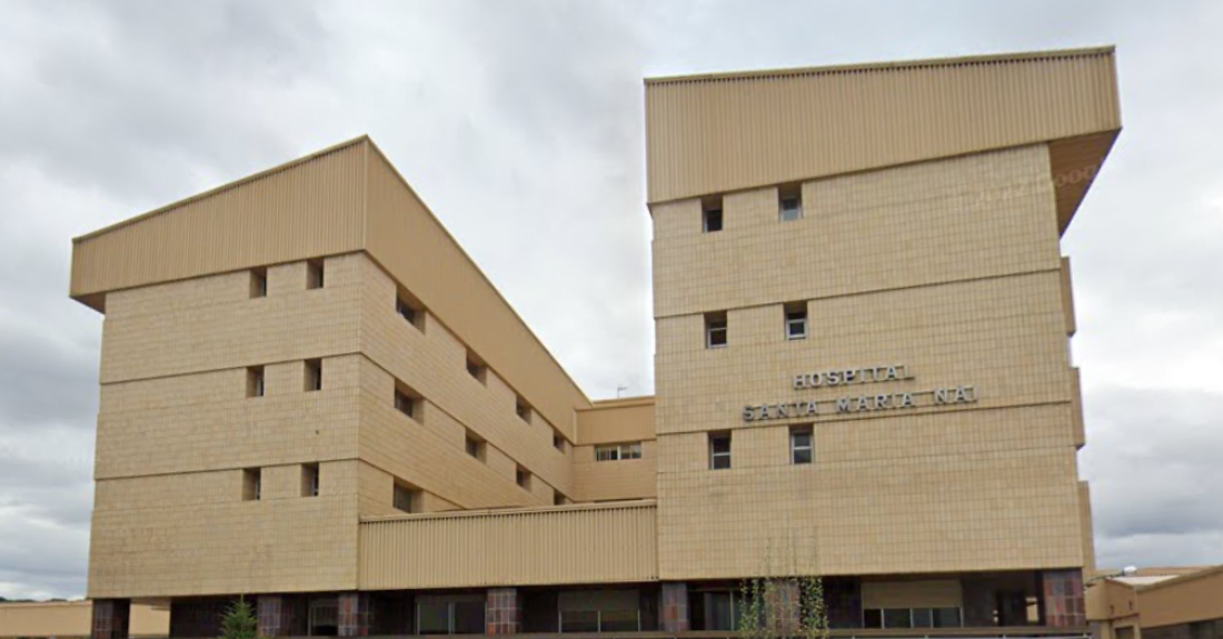 Hospital Santa María Nai de Ourense, imaxe de Google Maps