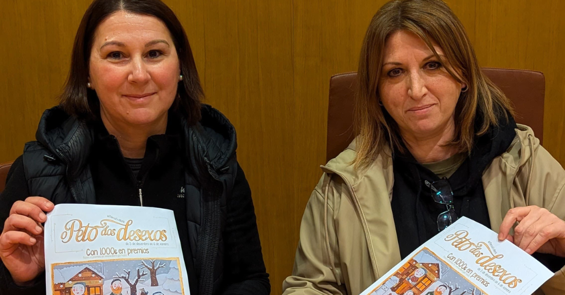 María López e Crisitna Cid presentan a iniciativa 'O Peto dos Desexos'