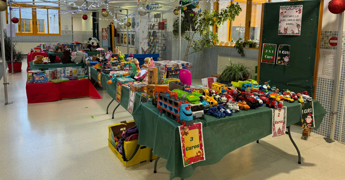 Mercadillo solidario, CEIP O Ruxidoiro