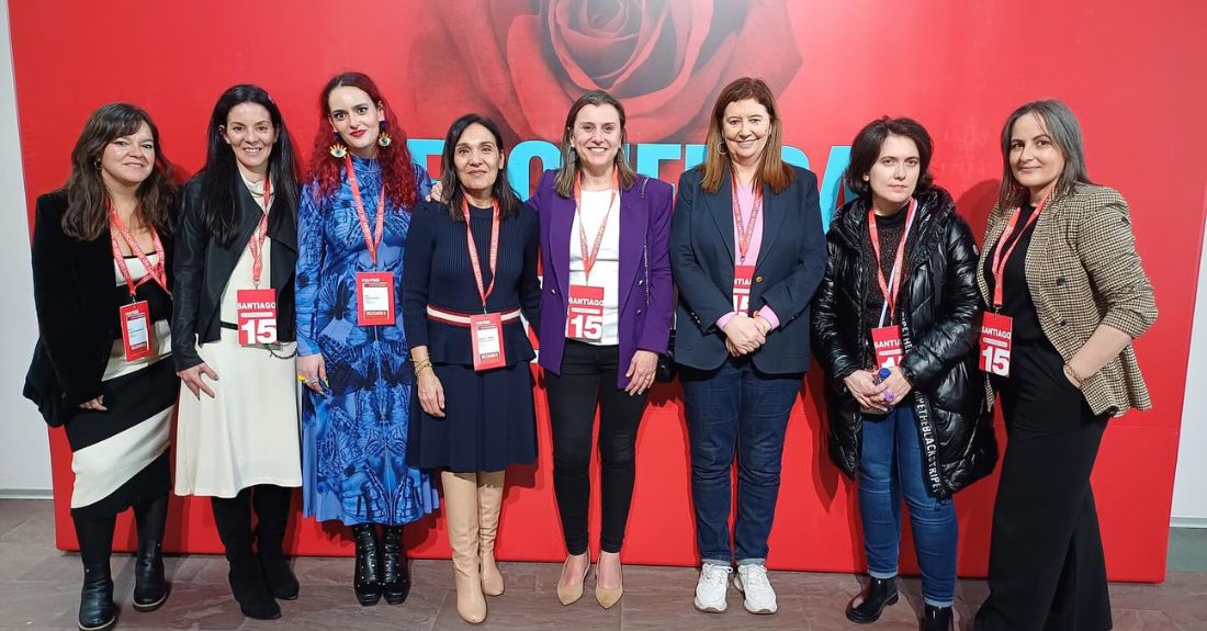 Represenantes do PSdeG de Ourense no XV Congreso do PSdeG-PSOE