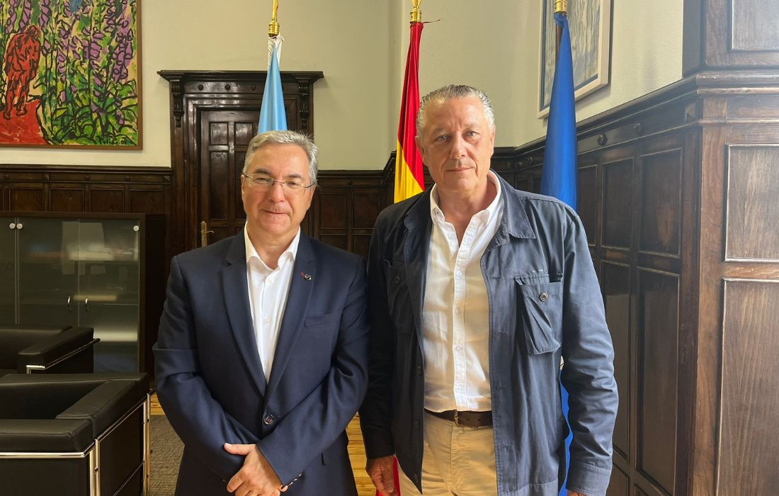 Luis Menor e Venancio Salcines