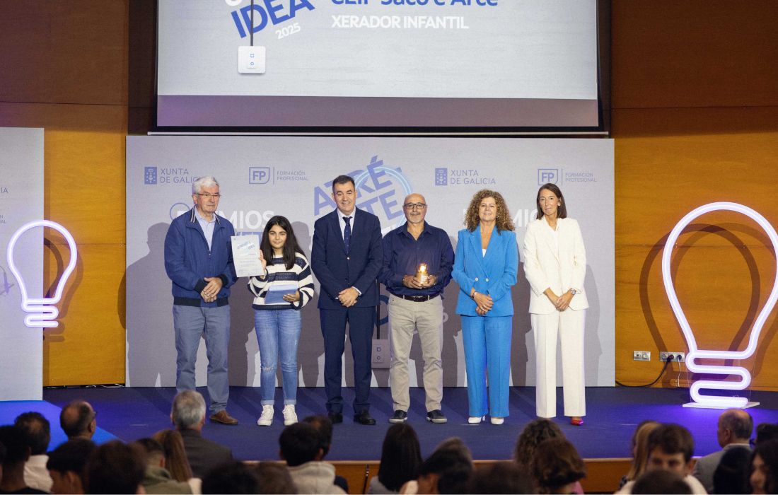 Alumnado do CEIP Saco e Arce de Toén premiado no certame Atrévete
