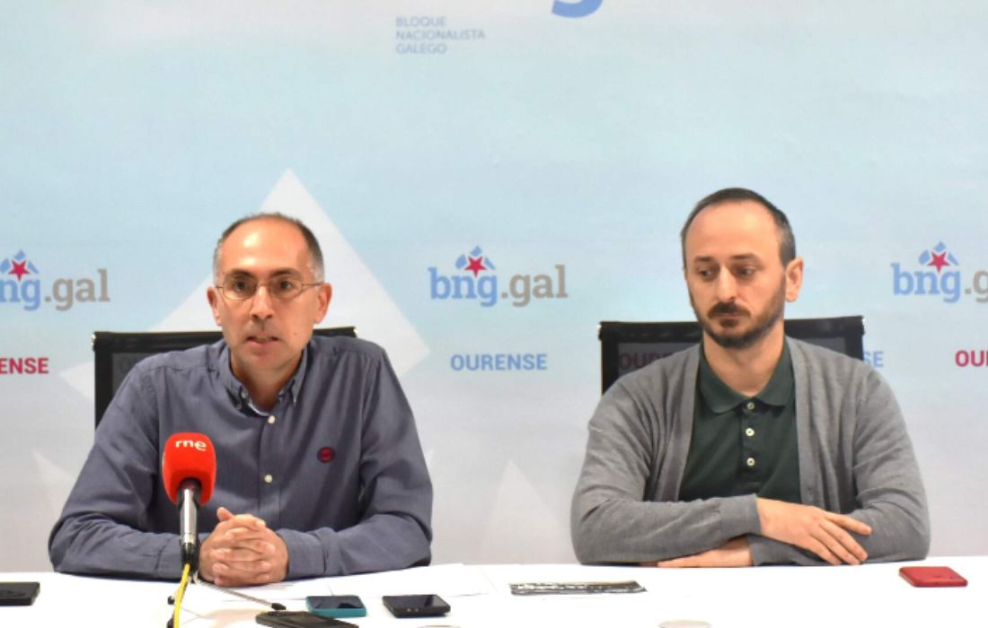 Marcos Blanco e Agustín Gómez. BNG de Amoeiro