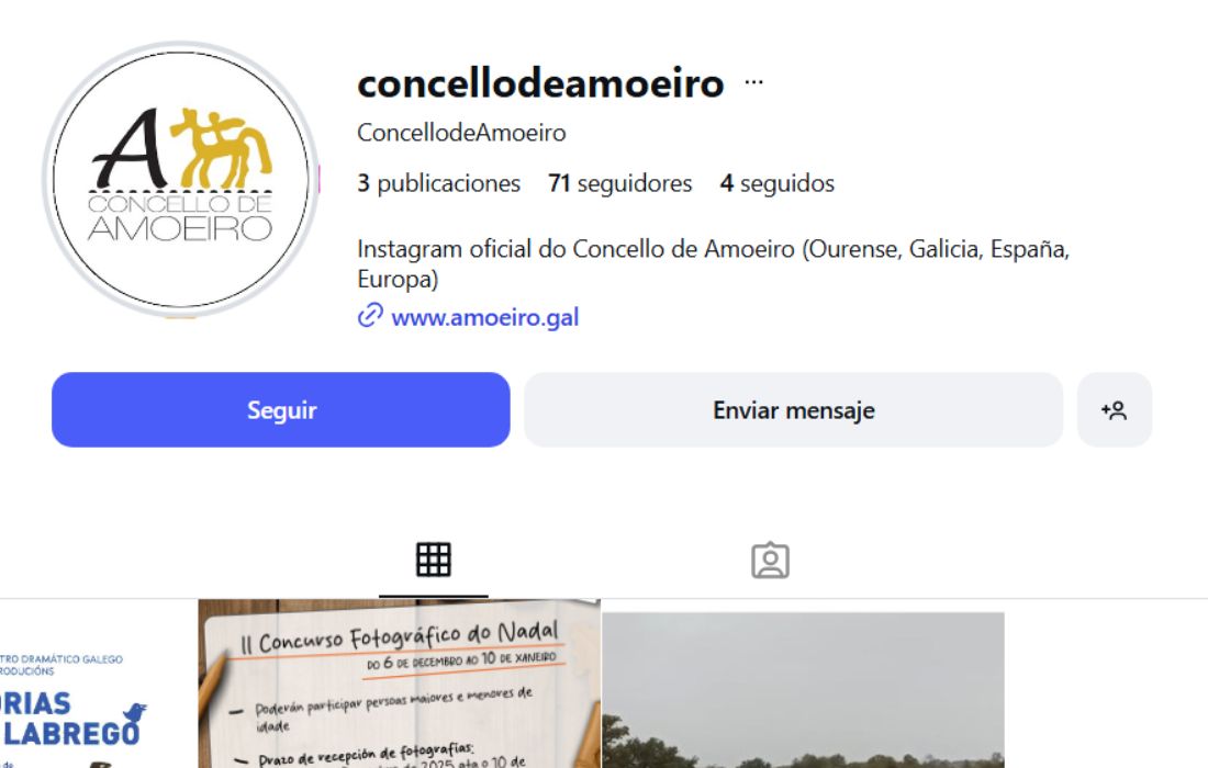 AMOEIRO conta instagram
