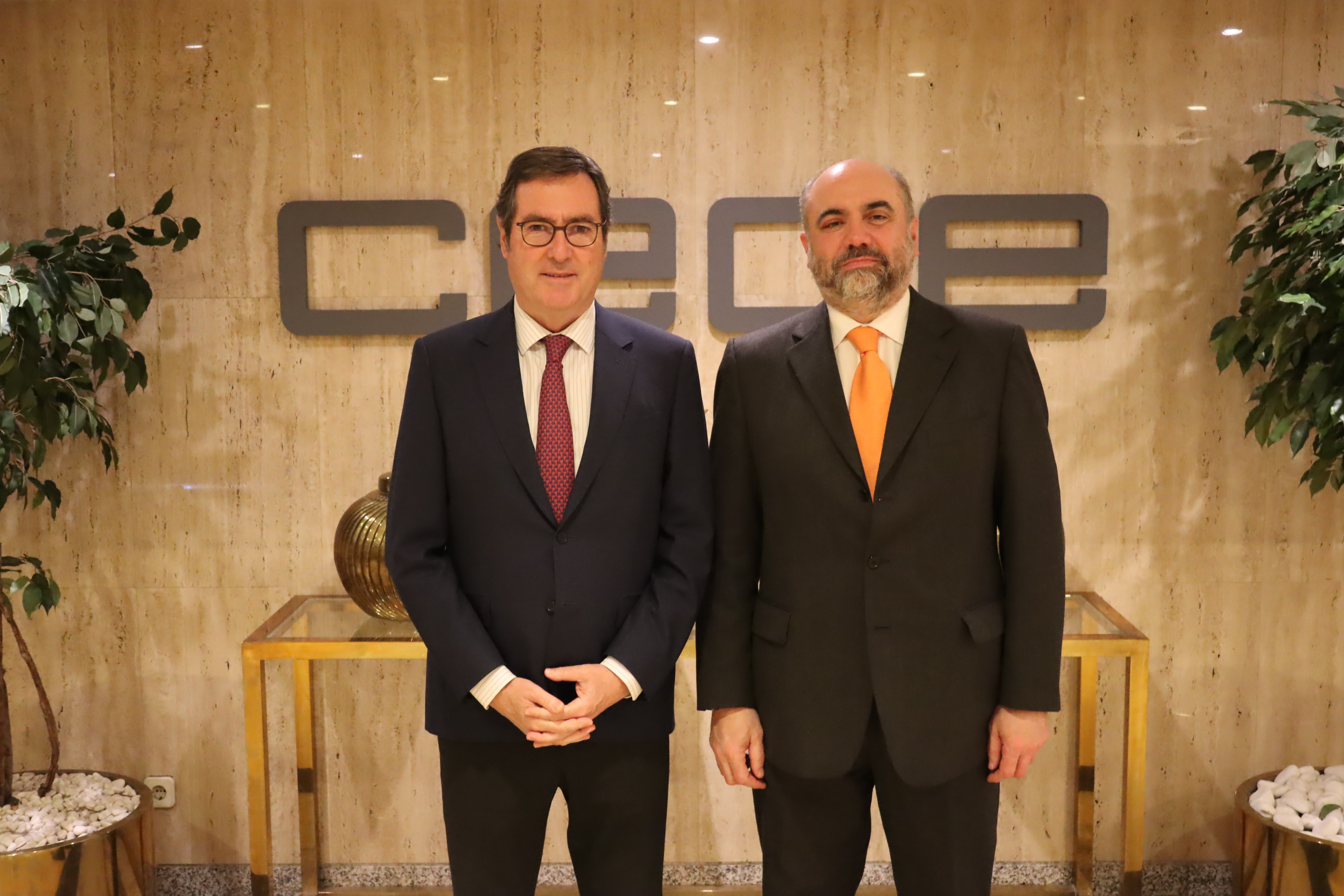 Antonio Garamendi e David Martínez