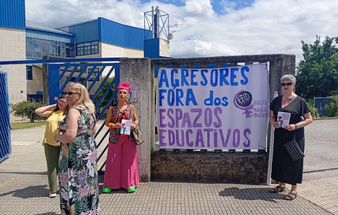 marcha-mundial-das-mulleres-pancarta-ies-xulio-prieto-nespereira