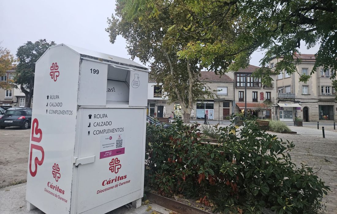 Colector recollida de roupa ModaRe Allariz