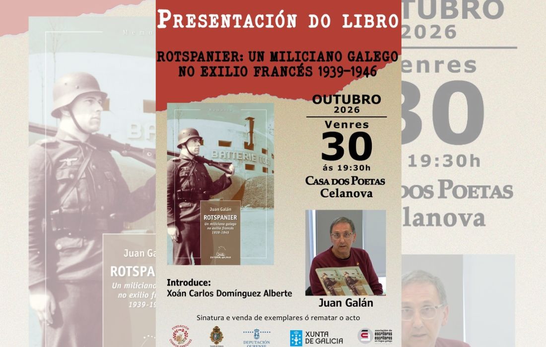 Juan Galán presentación libro Celanova