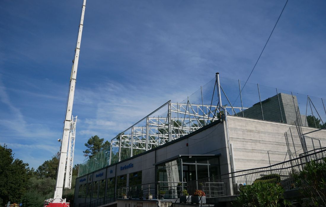 Obras polideportivo Barbadás