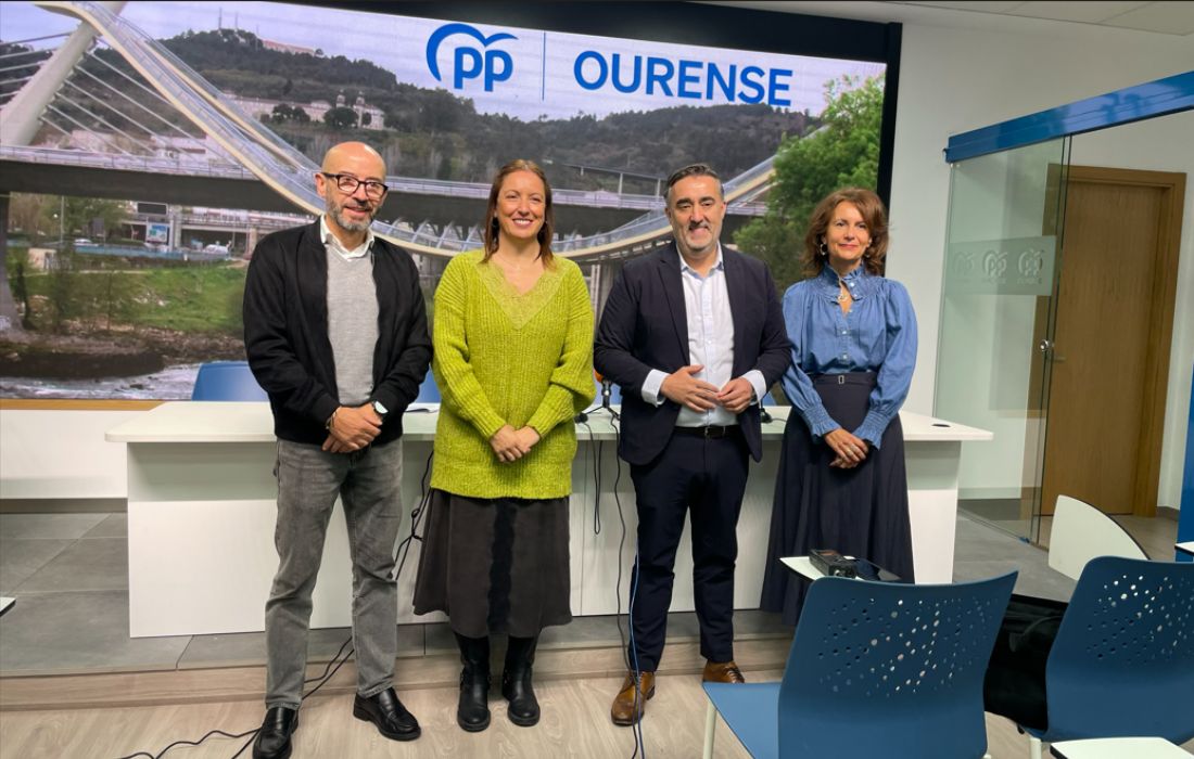 Rolda de prensa PP Ourense Ana Méndez Gil