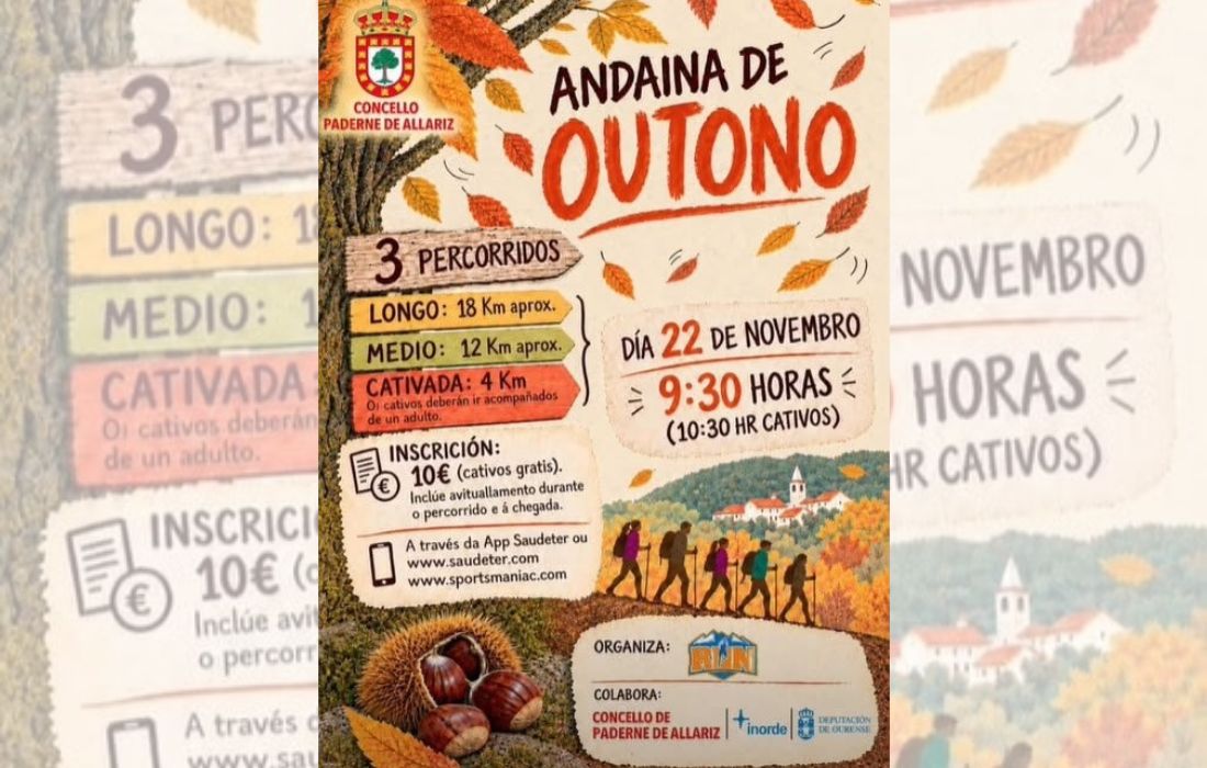 andaina de outono Paderne de Allariz